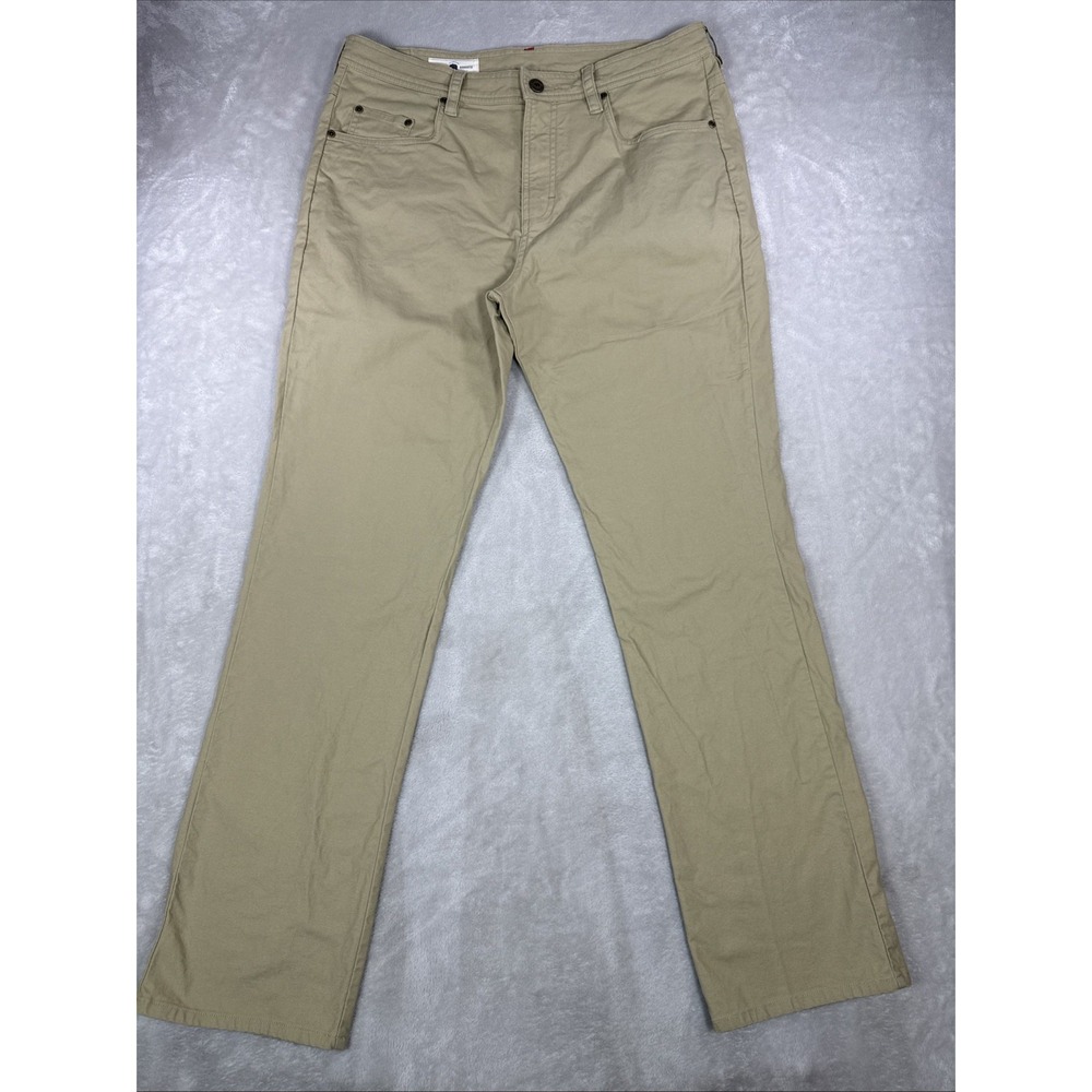 Onward Reserve Mens 35X32 Tan Classic Five Pocket Chino Jeans